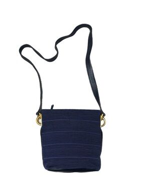 Vintage 90s Americana By Sharif Ribbed Crossbody Bag